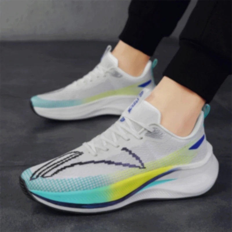 Best Youth Men's FEIDIAN 6 CHALLENGER Racing Running Shoes SUPER BOOM Lightweight Reflective Youth Competition Sneakers ARMW003
