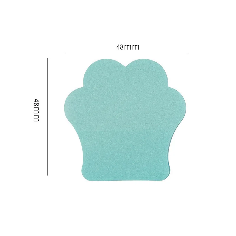 50sheets Light Color Transparent Pearlescent BOPP Sticky Notes Notebook Reading Highlights Label Writable Sticker To Do List Tab