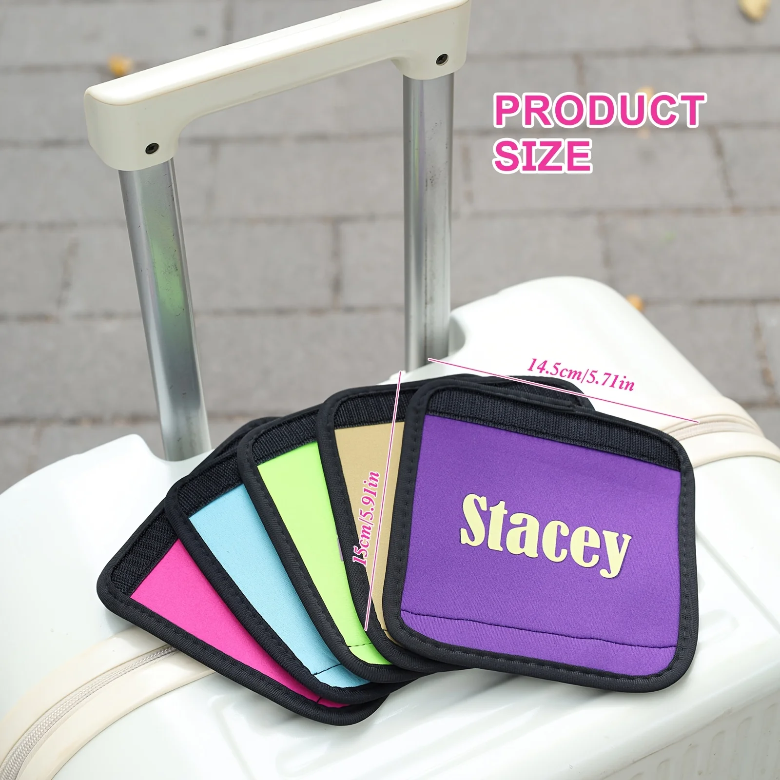 Custom Name 1pc Luggage Finder, Personalized Luggage Handle Additions, Luggage Tag, Travel/Business Trip Assistant, Holiday Gift