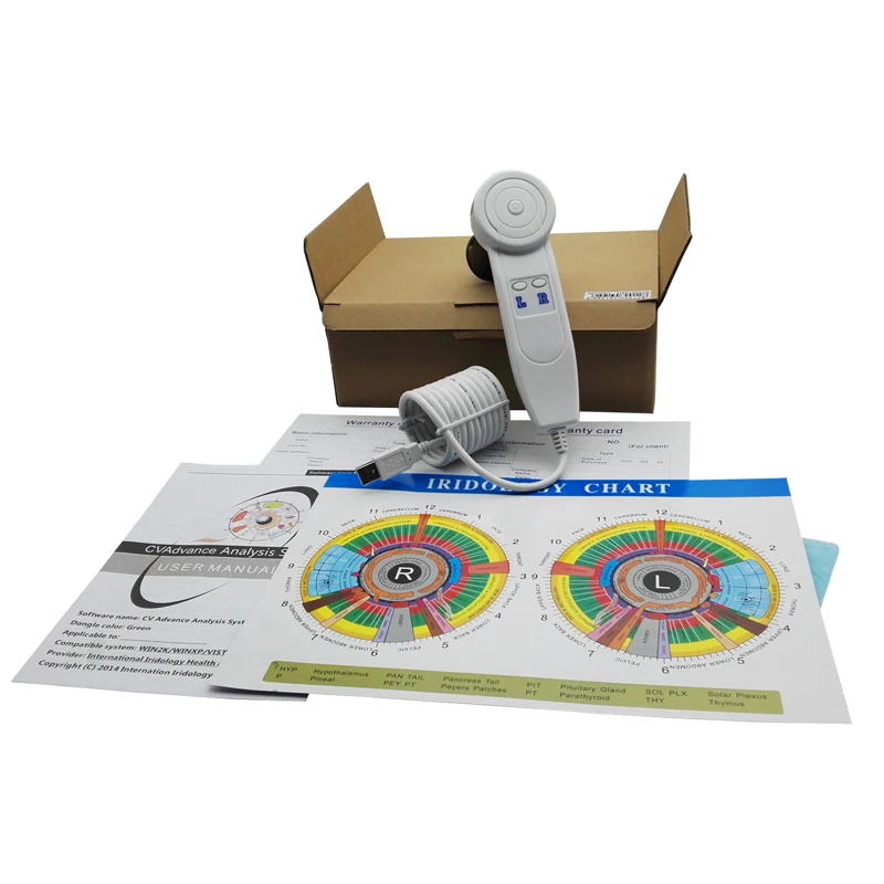 New arrival 5 MP iriscope iris analyzer/iridologie eye iris scanner