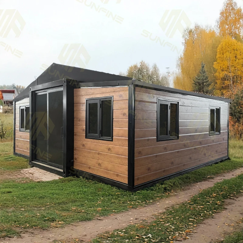 Foldable Modular Homes 20Ft Container Expandable Container House With Granny Flat House Australian Standards