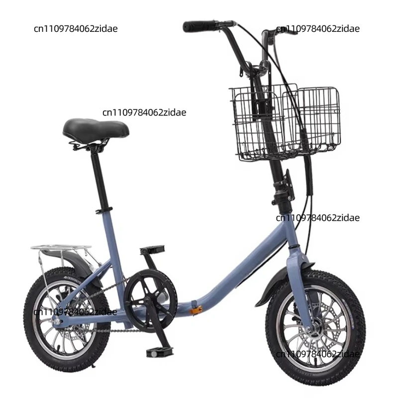 For New Foldable 14-inch Bicycle - A Compact Urban Bike with Small Wheels
