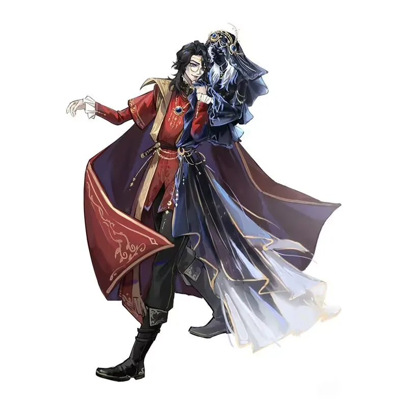 «Иdentity V» тематическая акриловая настольная вывеска "Opera Performer, восковая фигурка художника, Red Lady