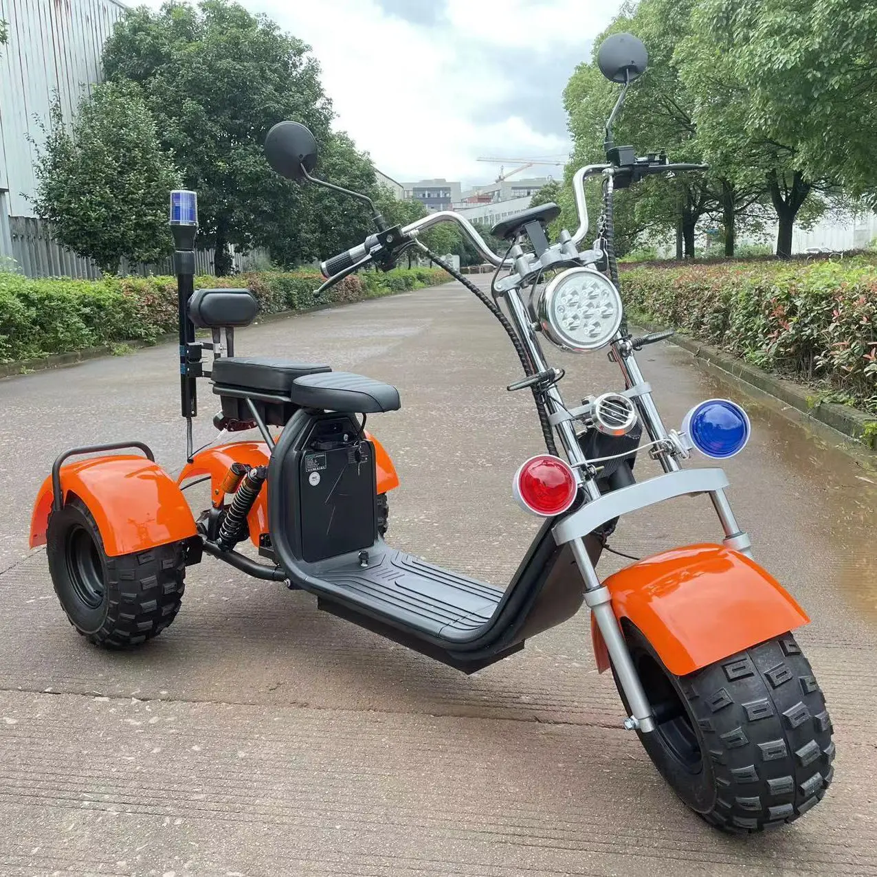 Electric Tricycle 12Inch Tire 3000W60V40AH Electric Vehicle FullSuspension Off-road Electric Scooter Any Color Can Be Customized