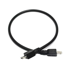 Convertisseur Micro USB mâle vers Micro USB mâle, 5 broches, adaptateur OTG, câble d'extension données pour claviers, disque