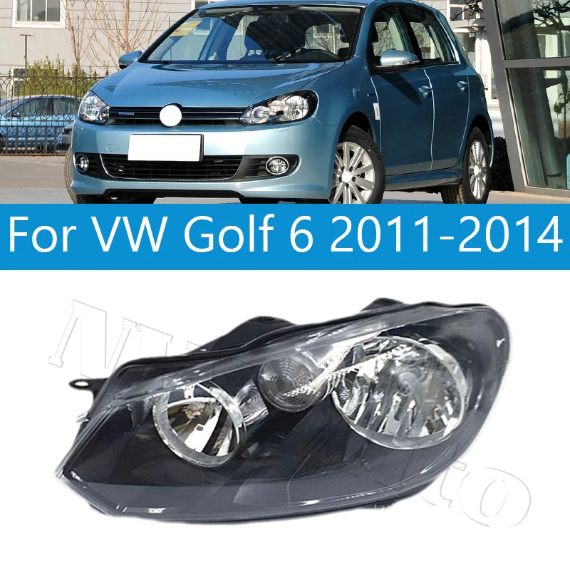 

For Volkswagen Golf 6 2011-2014 Car Front Bumper Headlight Front Head Light Headlamp Head Lamp