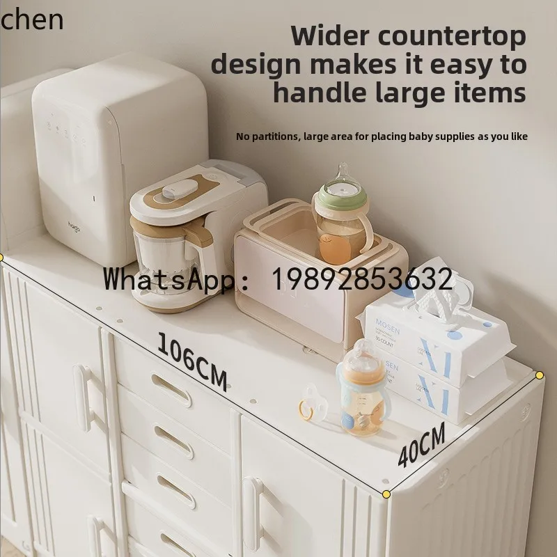 X7  Storage Rack Feeding Table Supplies Organizer Wardrobe Storage Cabinet