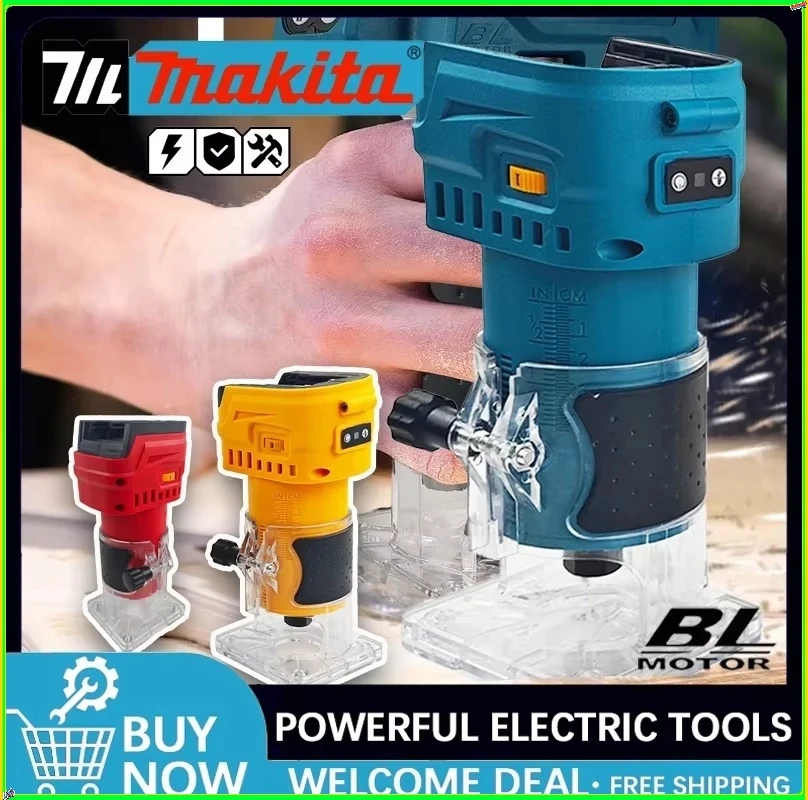 

Беспроводная аккумуляторная фрезерная машина Makita с литиевым аккумулятором для деревообработки, бытовой перезаряжаемый электроинструмент для аккумуляторов Makita