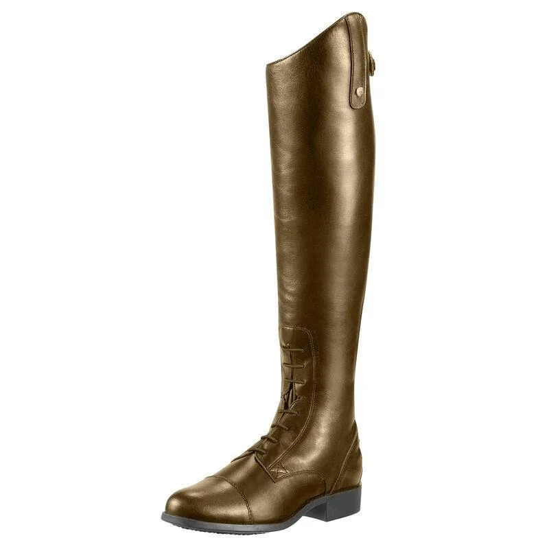 Womens Knee High Boots Non Slip Wear Resistant Equestrian Boots Leather Square Toe Neutral Knight Boots Zip 2026 New Women Shoes - view 2