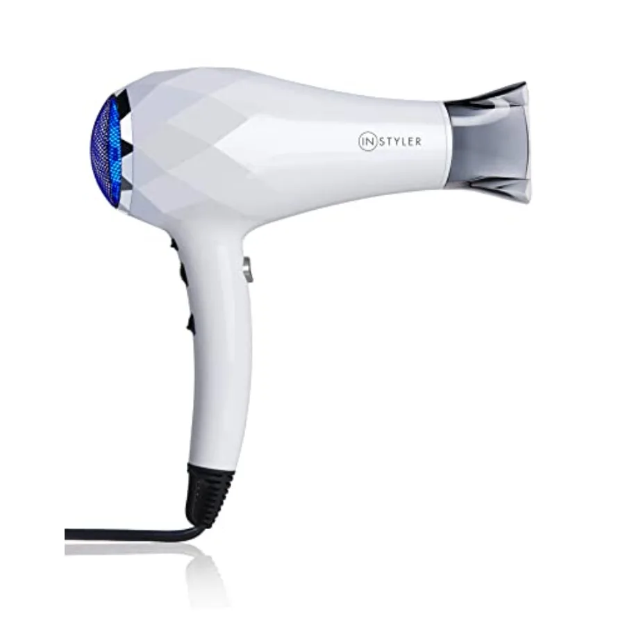 

InStyler Turbo Ionic Blow Dryer for home use, ceramic-coated, matte black, ultra-fast drying with ionic technology