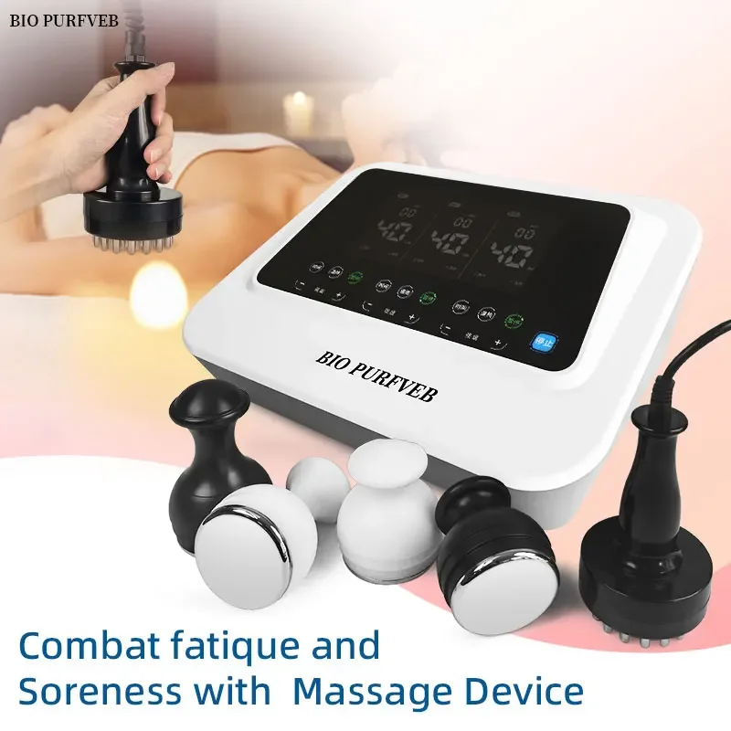 2025 Genqi BES Massage Device Spa Facial Machine Full Body Bio Electric Massage Balance Meridian Gua Sha Massager