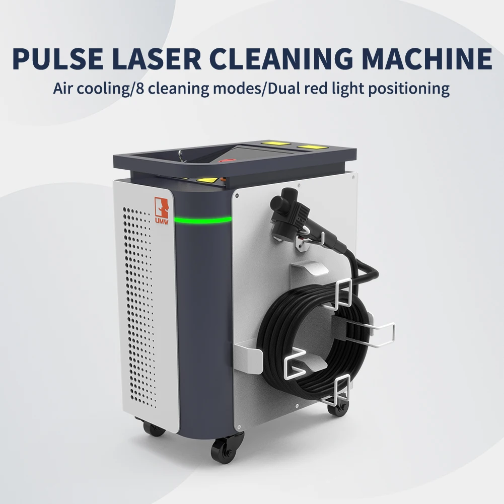 Paint-removal 100W Pulse Air-cooled Laser Cleaning Machine Efficient Laser Cleaner with Wave Mode for Plastic Paint Stripping