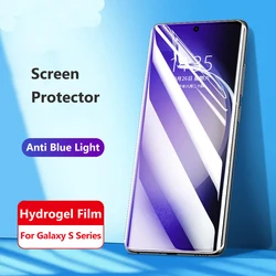 For Samsung Galaxy S24 S23 S22 S21 S20 Ultra Plus FE 5G Anti Blue Light Hydrogel Film Full Cover Eyes Care Soft Screen Protector