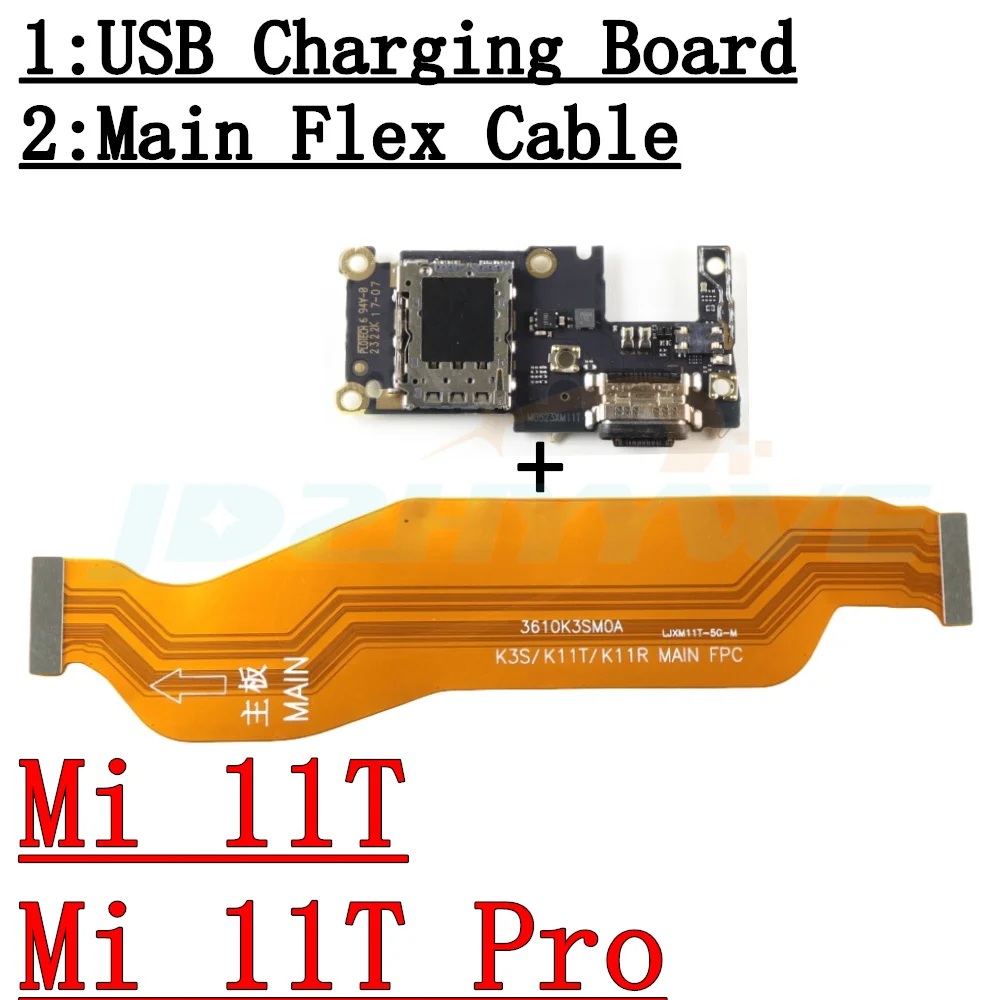 USB Fast Charging Charger Board For Xiaomi Mi 10T 11T 11 Pro Ultra 12 12T 13 Pro Ultra 13T 14 Pro Main Motherboard Flex Cable