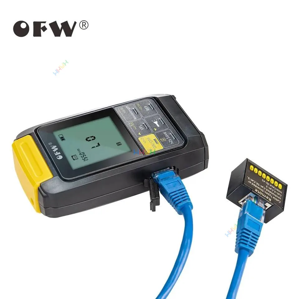 OFW Mini 4 In 1 Multifunction Optical Power Meter Visual Fault Locator Network Cable Test Optic Fiber Tester OPM 1/20Mw/30Mw VFL