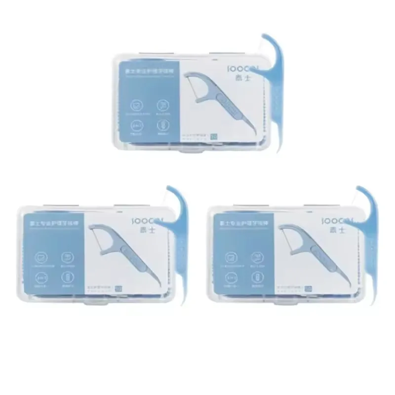 SOOCAS-palillo de dientes para cuidado bucal, diseño ergonómico, Prueba FDA, Grado Alimenticio, 50 unidades por caja