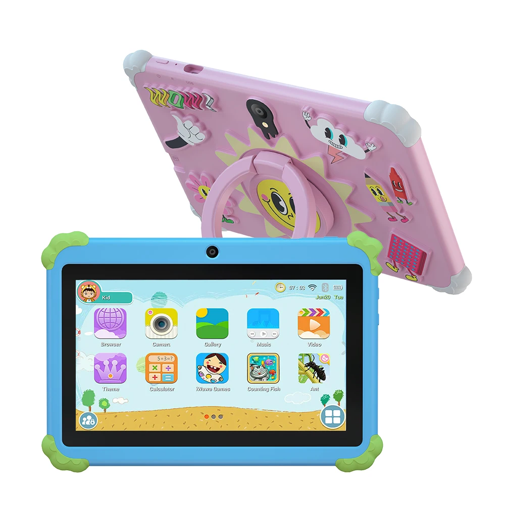 New 7.0 Inch WiFi Kids 3G Tablets 4GB RAM 64GB ROM Android 13 Learning Education Games Tablet Children's Gifts