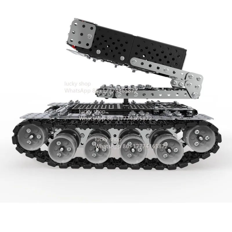 

High Difficulty Manual Assembly Adult Missile Car Three-dimensional Metal Assembly Model Ornament