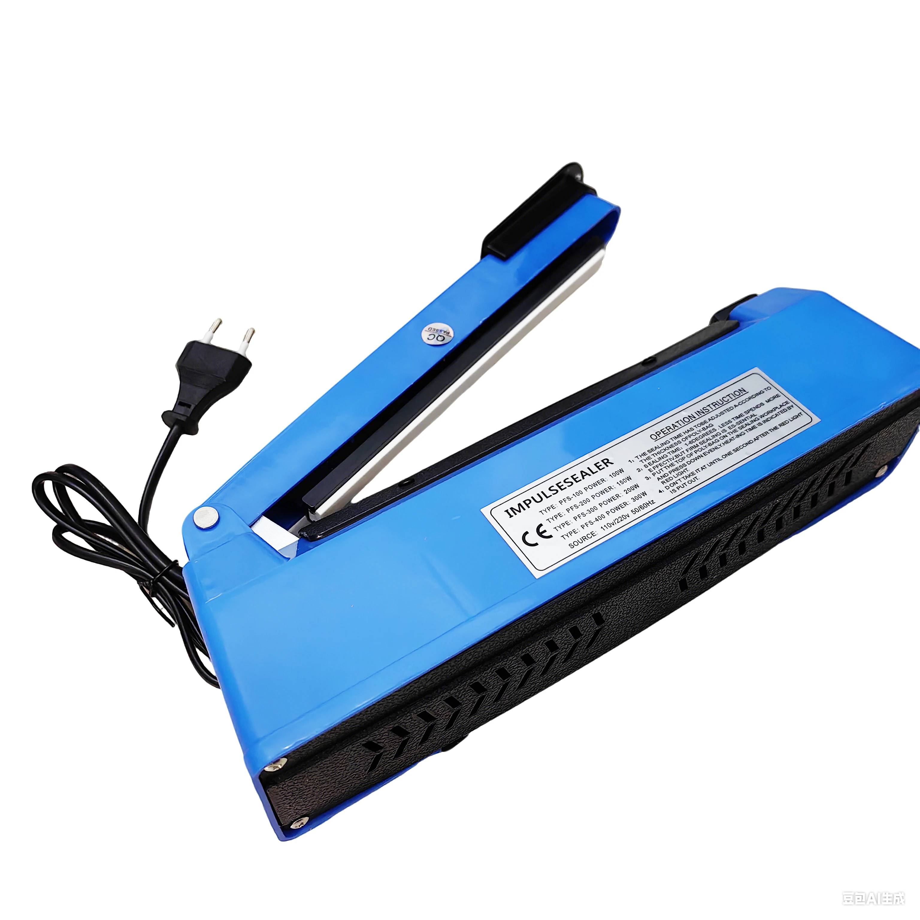 수동 임펄스 실러 열 씰링 기계 가열 실러 200mm/300mm 주방 식품 진공 가방 실러 비닐 봉투 포장 도구