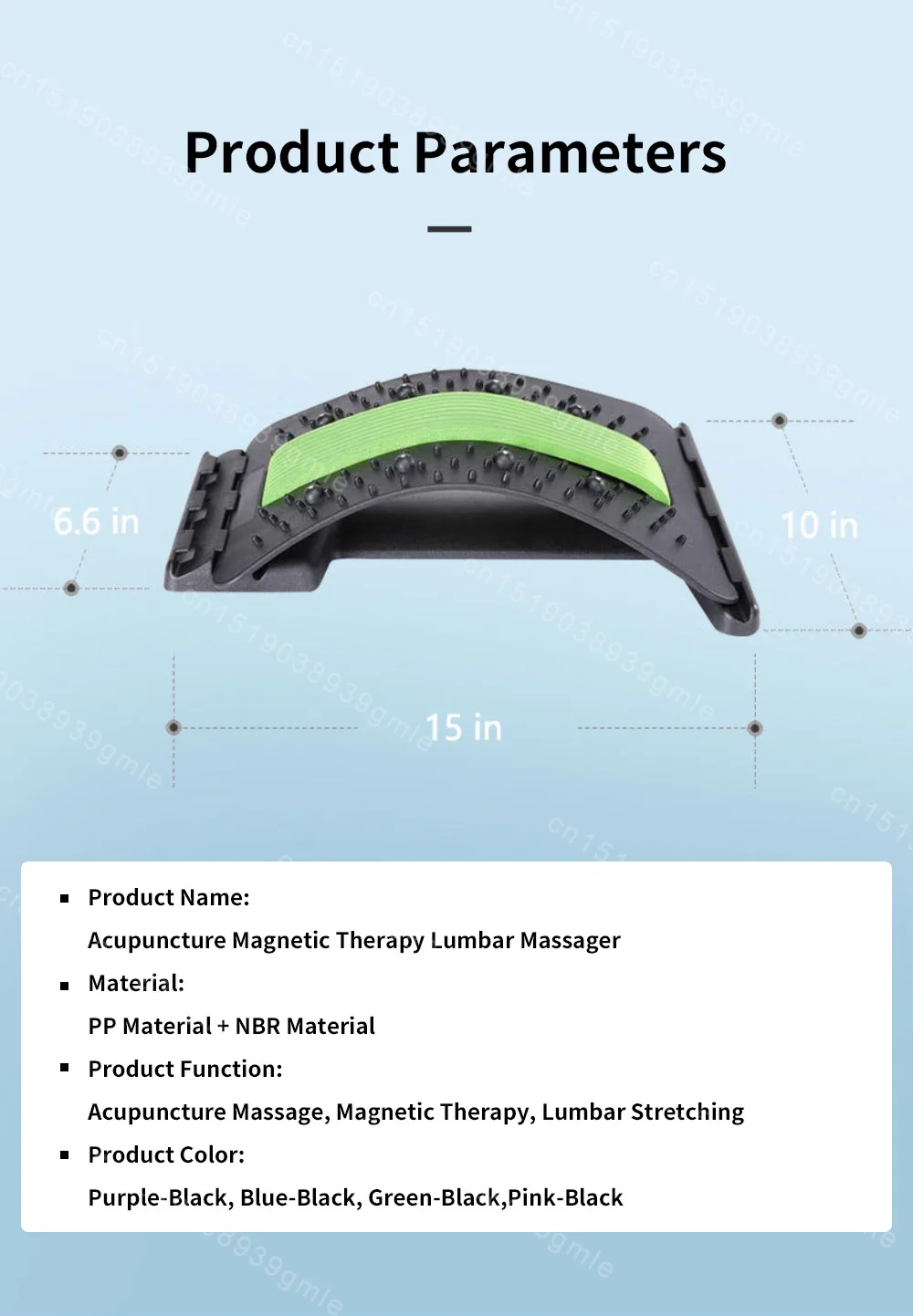 تدليك الظهر المغناطيسي العضلات الاسترخاء نقالة العلاج الموقف مصحح الظهر تمتد العمود الفقري نقالة كرسي داعم للفقرات القطنية لتخفيف الآلام