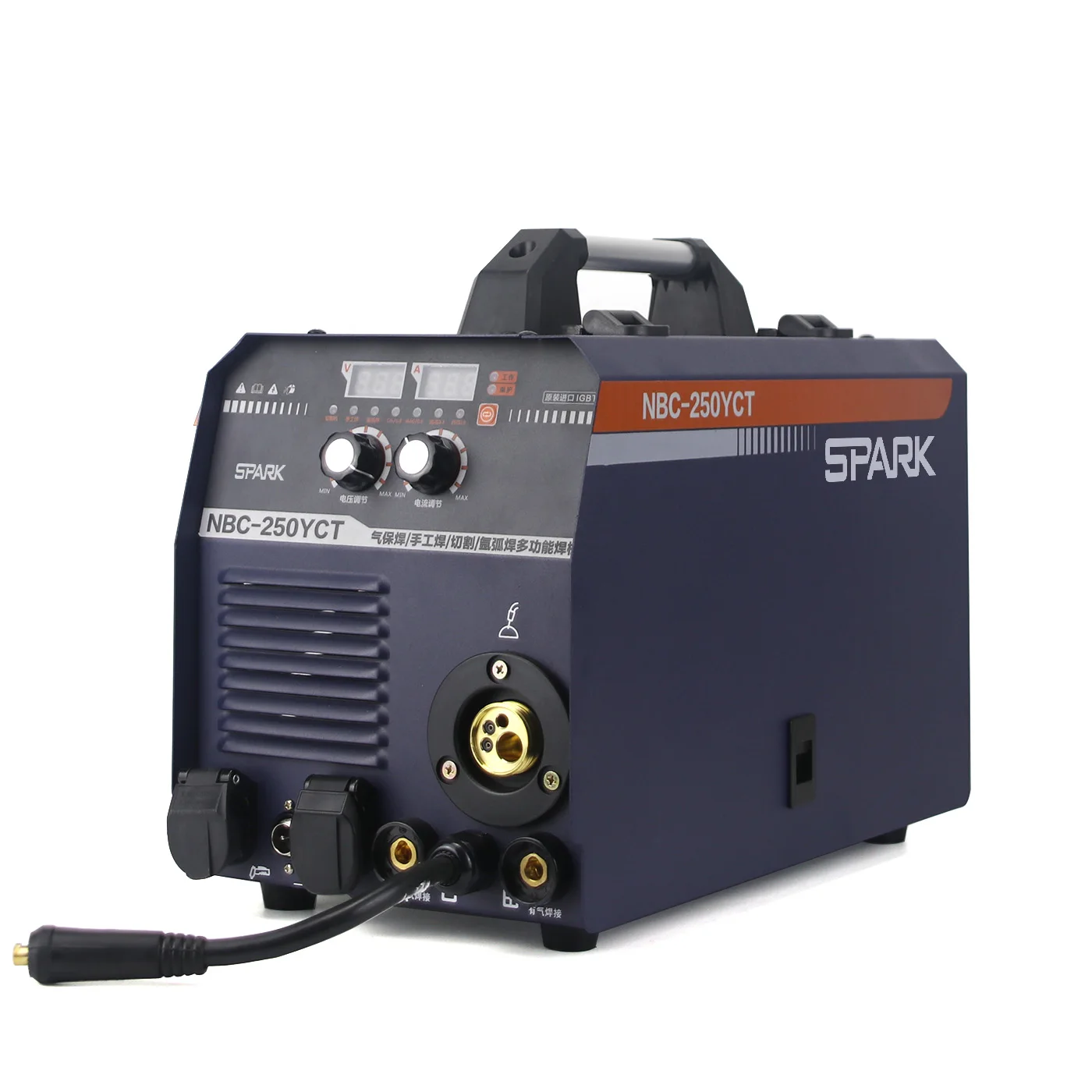 MIG-250 MIG MMA CUT TIG 4 in 1 Gas Multi-function Welding Machine Complete Accessories