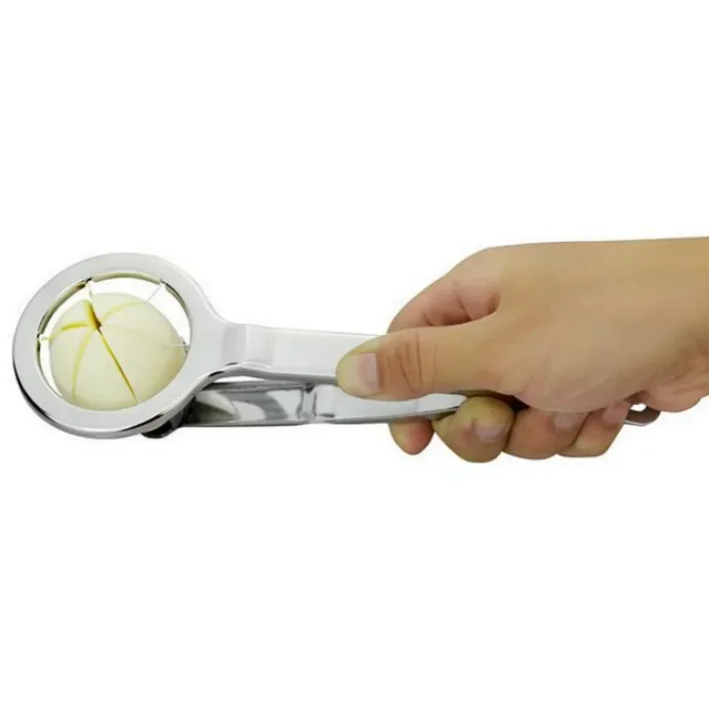 Stainless Steel Egg Cutter 6-Piece Egg Preserved Egg Slicer Multi-Function Fruit Flap Cutter Kitchen Utensils