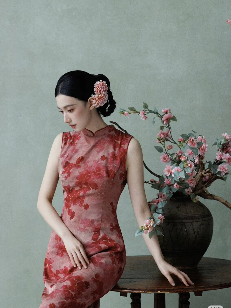 

Новая коллекция 2026: Винтажная одежда в китайском стиле для фотостудий, художественные наряды, ретро-костюмы с цветовыми блоками, реквизит для фотосъемки (женская)