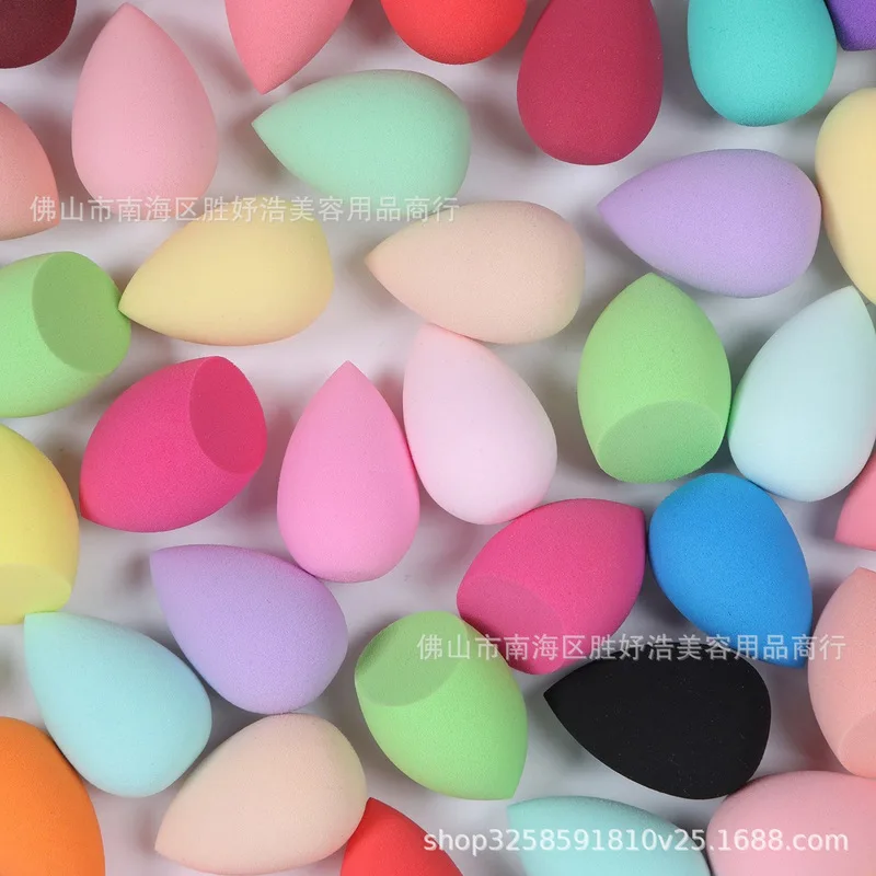 إسفنجة تجميل على شكل قرع، أداة تجميل فائقة النعومة مقاومة للتلطيخ للنساء والفتيات للاستخدام الرطب والجاف