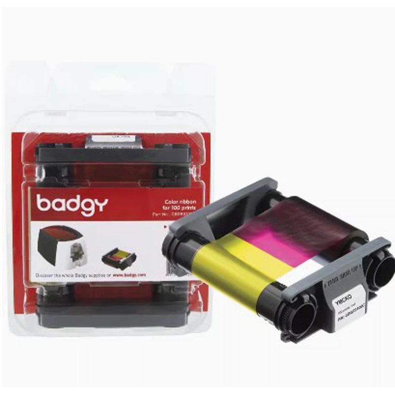 

Новая лента принтера YMCKO для карточного принтера Evolis Badgy 100 Badgy 200 PN: CBGR0100C