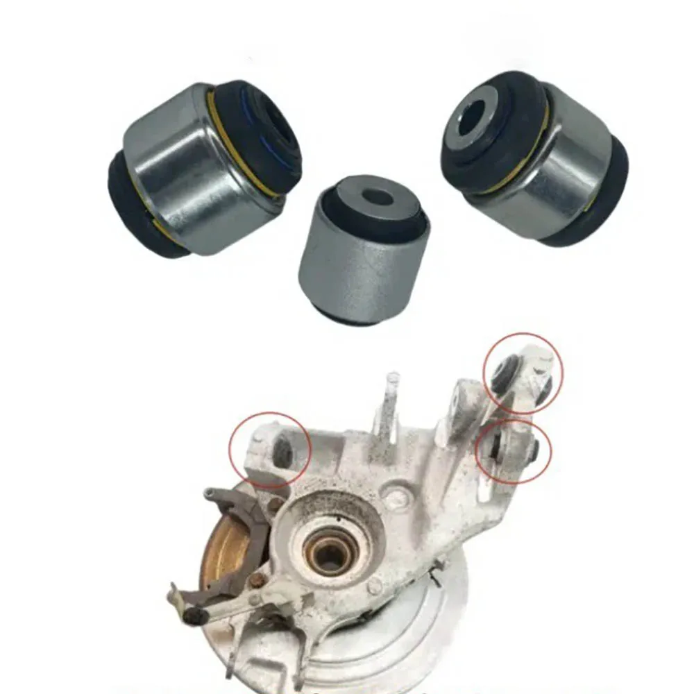 3PCS Rear Wheel Knuckle Bushing Kit For Land Rover Range Rover Velar 2017- Jaguar F-PACE 2016- LR090542 LR090543