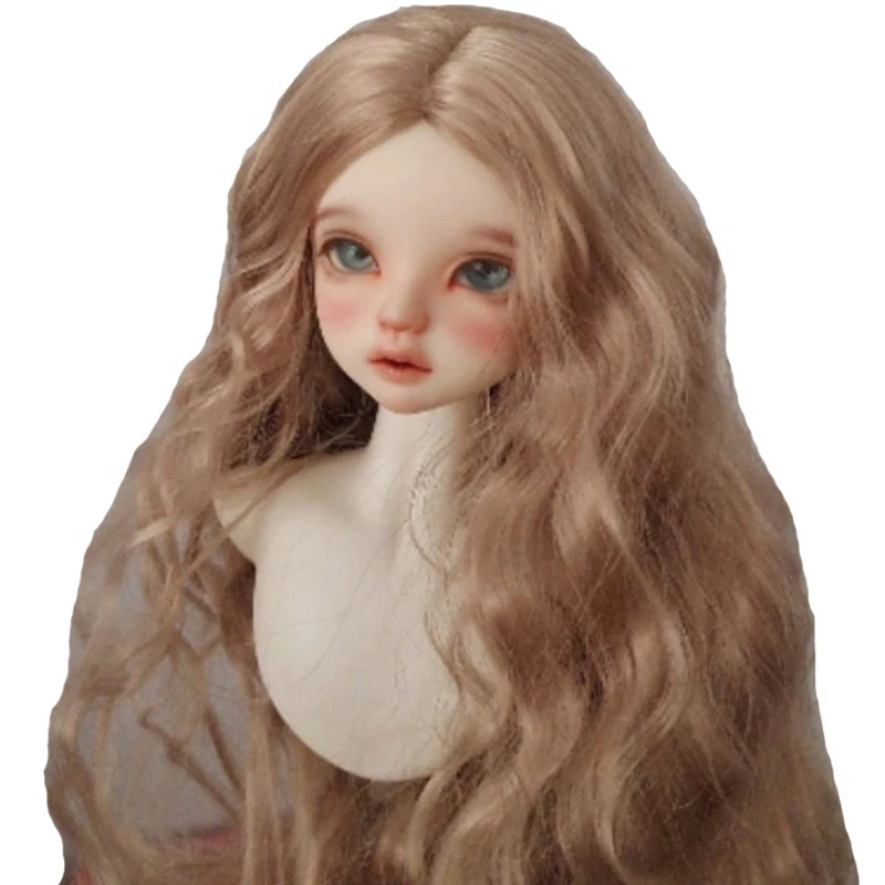 BJD Doll Wig1/3 1/4 1/6 1/8 Big Wavy Hair Many Color Wig High Temperature Wire