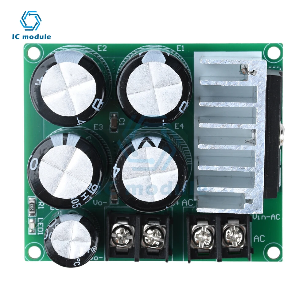 10A Single Power Supply Module Rectifier Filter Board Unregulated Power Supply Board Power Amplifier Single Power Supply Board