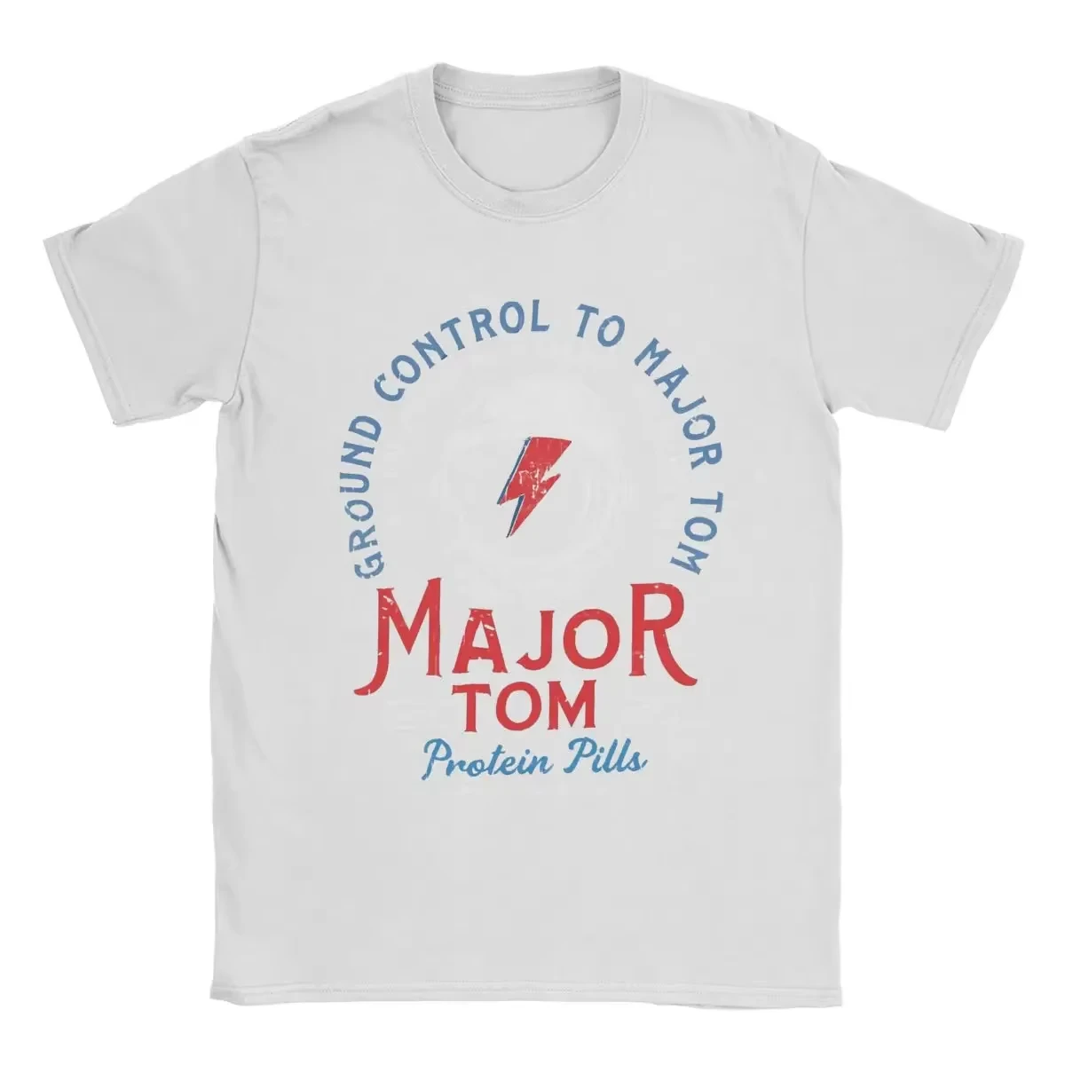 Fun David Bowie Themed Unisex Crew Neck Pure Cotton Short Sleeve T-Shirts, Full Size Range Available Women And Men T-Shirt