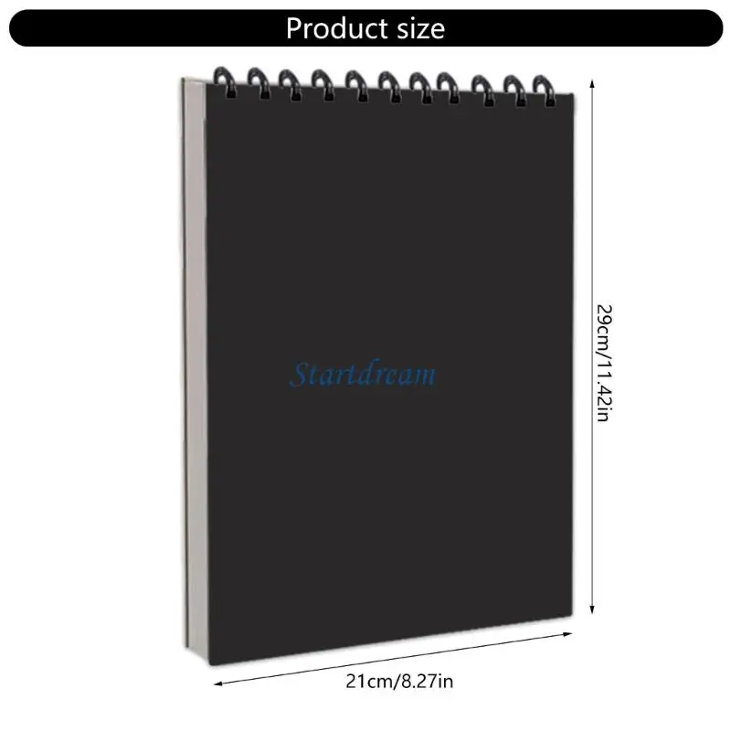 แผ่นร่าง Wirebound 60 แผ่น 210x290 มม. หนังสือร่าง 160gsm สำหรับวาด K92C