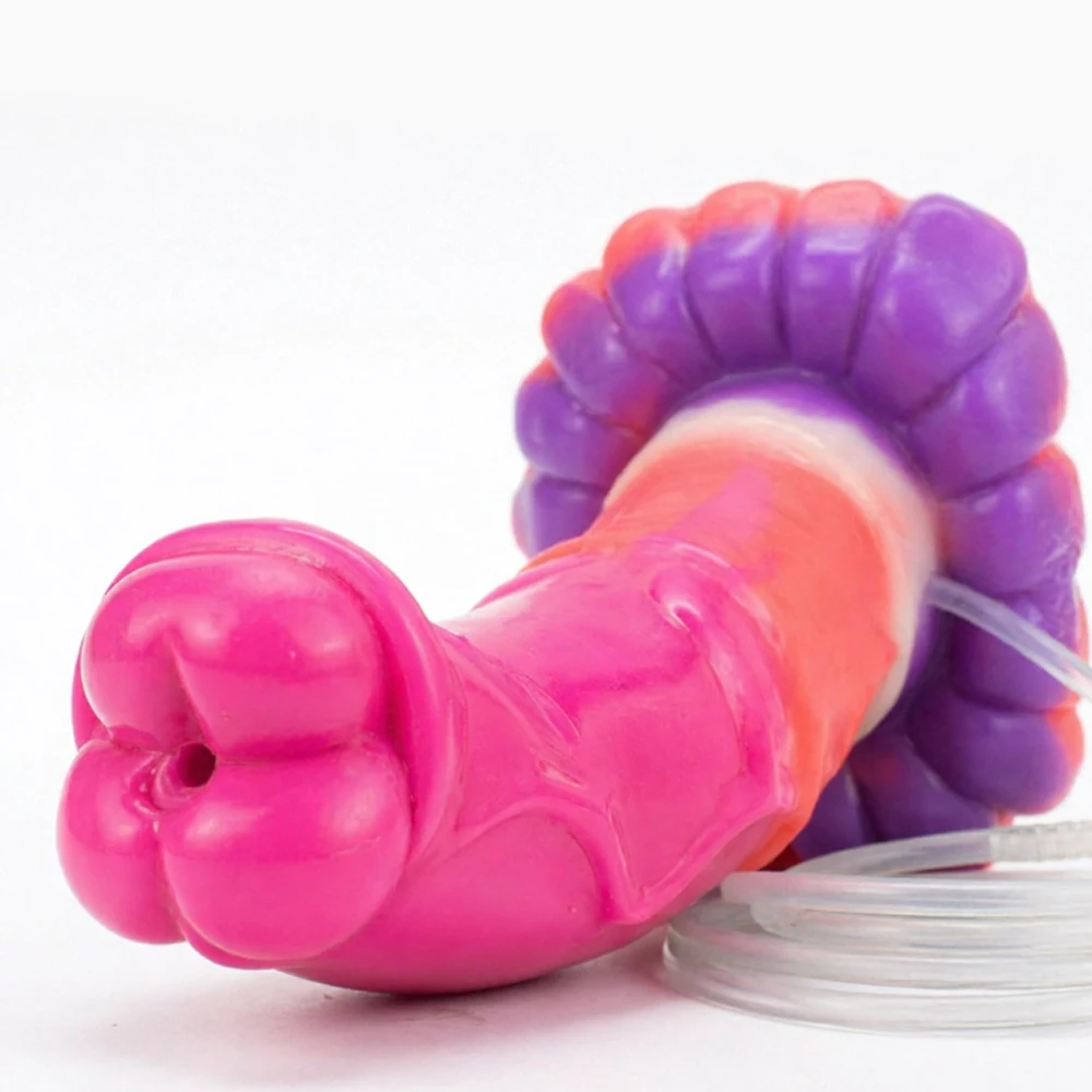 YOCY Luminous Horse Dildo Squirting Function Large Animal Penis With Suction Cup Fantasy Dildos For Women Men Masturbator SexToy