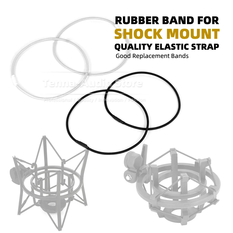 

Elastic Mic Shock Mount Rubber Bands String For Rode PSM1 SM2 PSM 1 SM 2 6 SM6 Podcaster Procaster Microphone Holder Strap Line