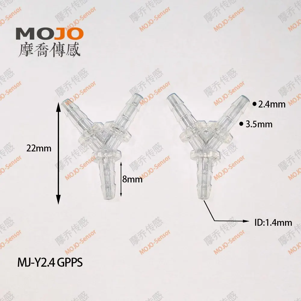 Conector de tubería tipo T de material MJ-Y2.4PP 2026