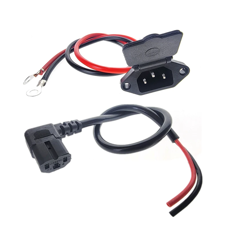 

Scooter Copper Core T Type Cable Wire Connector Outdoor Portable E-bike Charging Plug Electric E-bike Car Skateboard