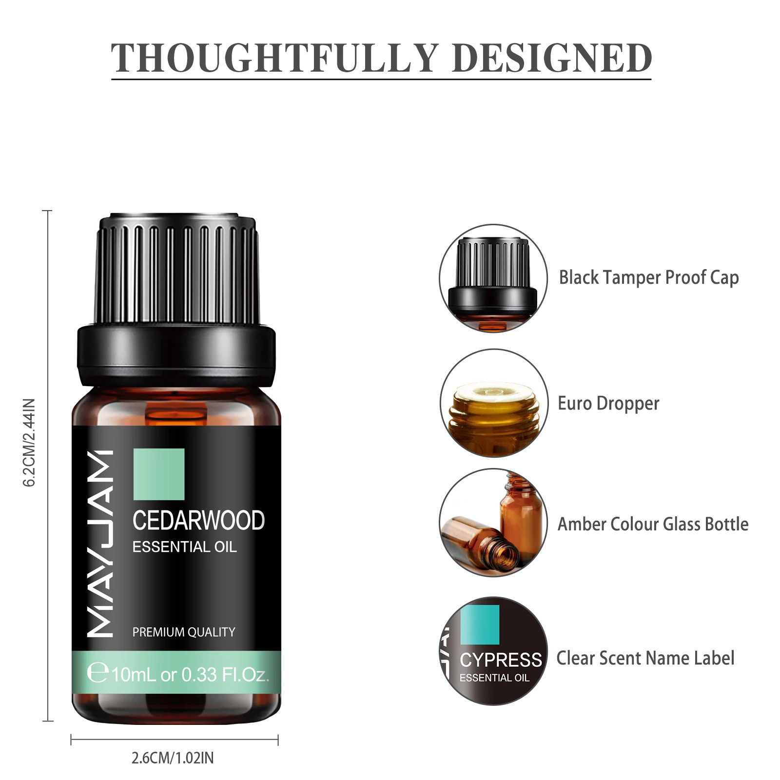 10ml Legno di Cedro Citronella Rosmarino Olio Essenziale Puro Naturale Oli Essenziali Vetiver Citronella Ylang Ylang Diffusore Aroma Olio