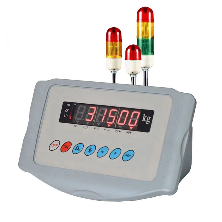 Electronic platform scale weighing scale display with relay output