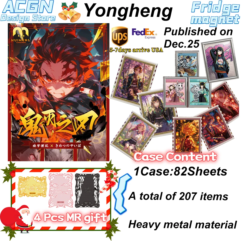 

Оптовая продажа, вечное лезвие, убийца демонов, коллекция Heavy Metal, наклейка на холодильник, ACG CCG TCG, подарки для хобби