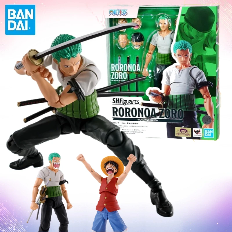 

Оригинальная коробка SHF Roronoa Zoro Romance Dawn, аниме, экшн-фигурка, модель, комплект игрушек, подарок, цельный предмет