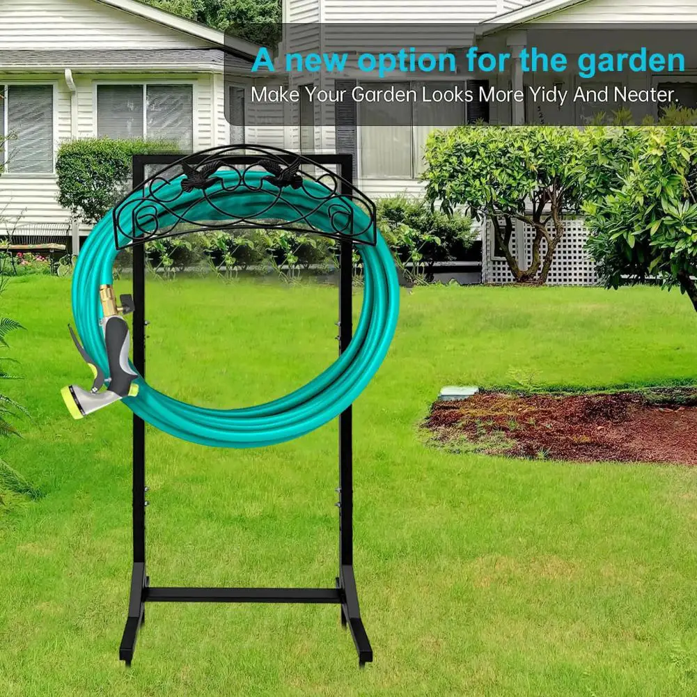 Detachable Hose Hanger Rust-resistant Garden Hose Holder with Strong Support Easy Installation Outdoor Hose Hanger for Storage