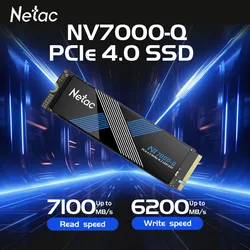 Netac-Disque dur pour ordinateur portable, SSD NVMe M2, SSD 1 To, 2 To, 4 To, M2 SSD, PCIe 4.0x4, M.2 2280, Ordinateur de bureau PS5