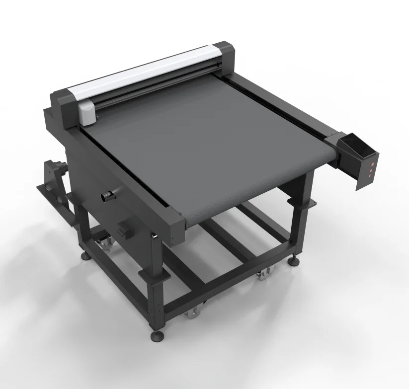 PA6060C With Auto Feeding System CCD Camera For Automatic Contour Cut Flatbed Cutter