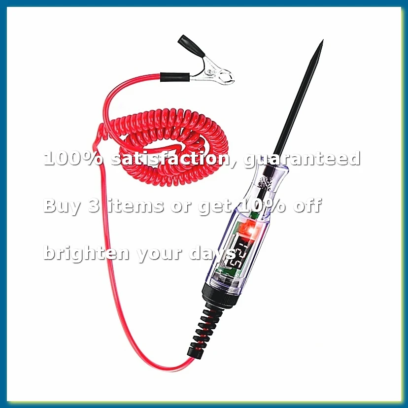 5-90V Digital LED Circuit Tester Test Light Automotive with Voltage Display Auto Bidirectional