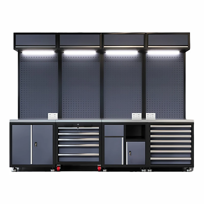 

Auto repair workstation Combined tool cabinet Multifunctional mobile tool cart 4S shop Repair workshop Stainless steel workbench
