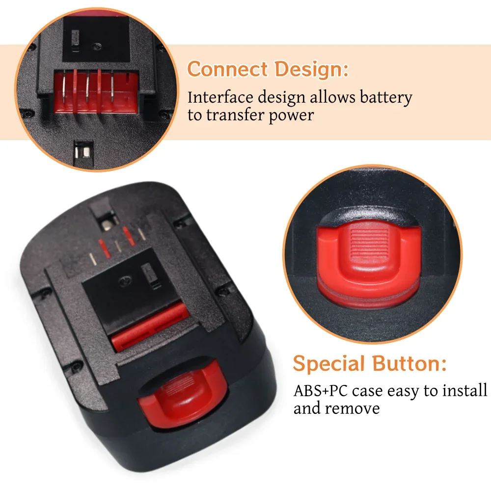 14.4V HPB14 Power Tool Battery 4000mAh/6000mAh for Black&Decker Ni-Mh Replacement Battery FSB14 FS140BX 499936-34