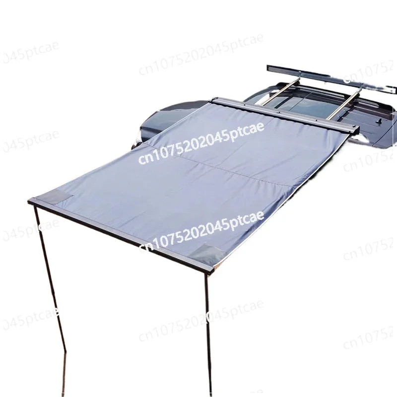 Telescopic Aluminum Truck Sunshade Accessory, 8.2 Foot X 8.2 Foot, 4x4