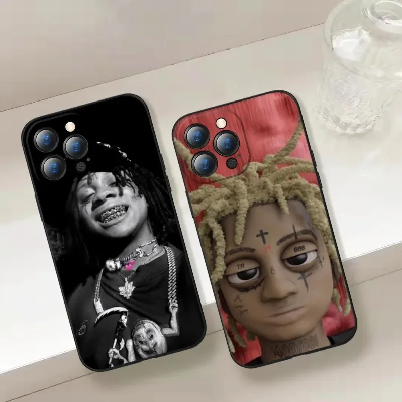 Rap T-Trippie Redd Phone Case FOR IPhone 15 14 13 11 12 Pro 8 7 Plus X 13 Pro MAX XR XS MINI Black Covers